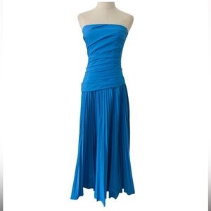 Jonathan Simkhai ARIE STRAPLESS BUSTIER MIDI DRESS US 2